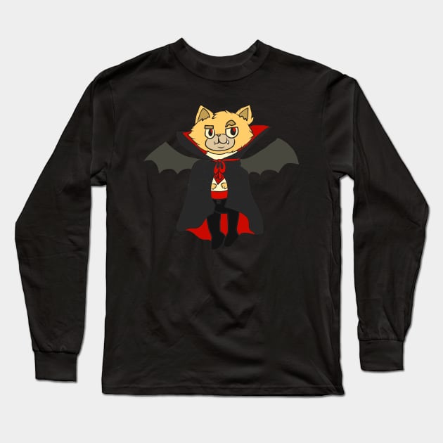 Halloween pictures on t-shirt for kids Vampier Long Sleeve T-Shirt by KK-Royal